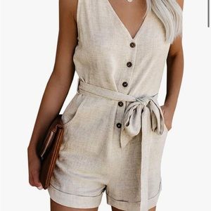 Linen romper